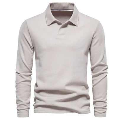 Kastez | Classic Long Sleeve Polo Shirt For Men