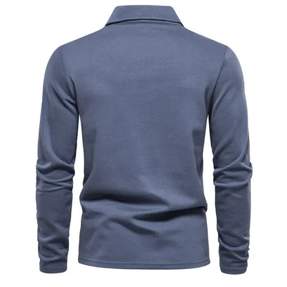 Kastez | Classic Long Sleeve Polo Shirt For Men