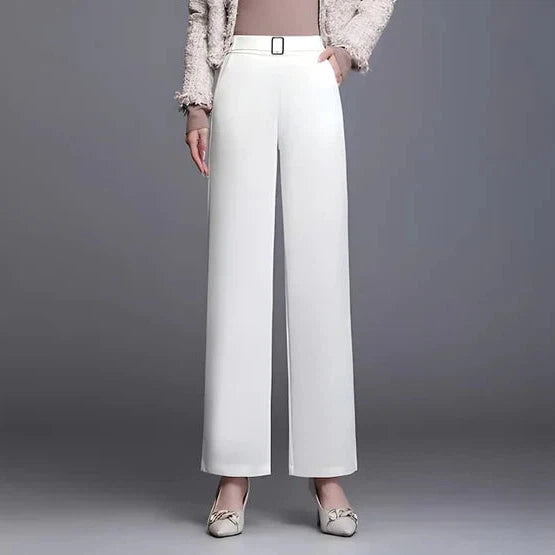 Denise Slim-Fit Wide Leg Pants