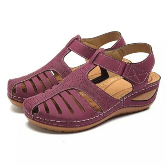 Lærke | Orthopedic Vintage Gladiator Sandals For Women