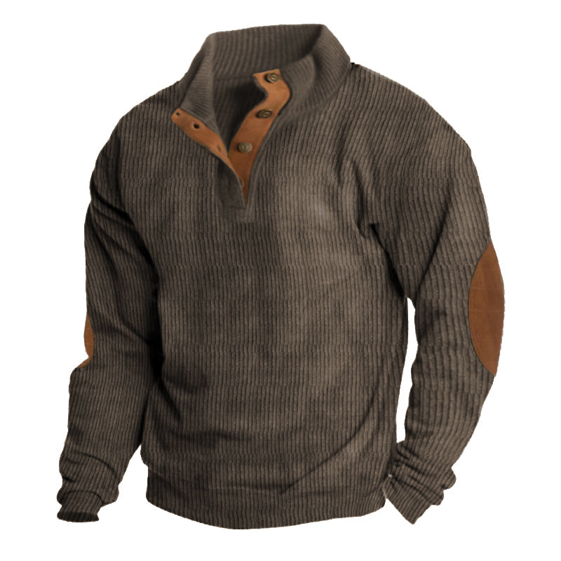 Edin men's sweater with buttons