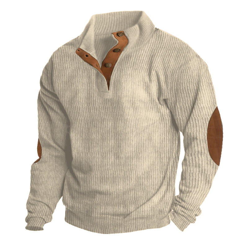 Edin men's sweater with buttons