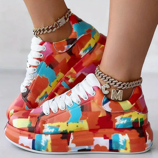 Evoon Colorful Platform Sneakers