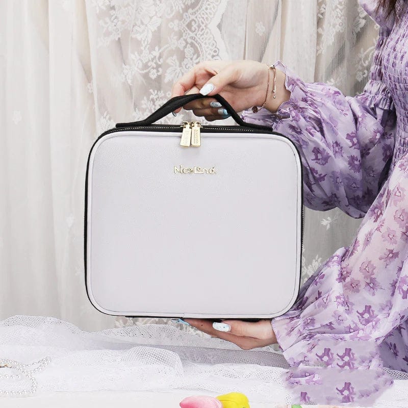 Fably make-up bag with LED mirror