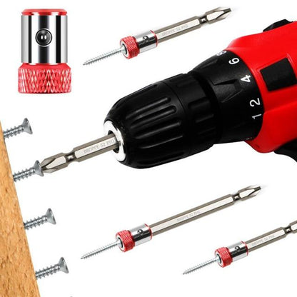 Find a quick-release screwdriver bits with magnetic ring.