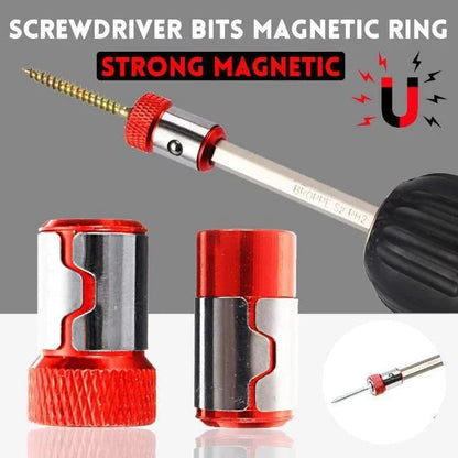 Find a quick-release screwdriver bits with magnetic ring.