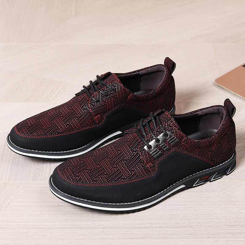 Meshenu | Breathable Mesh Loafers For Men With Leather Accents