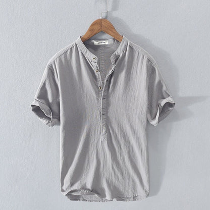 Summer shirt made of cotton and linen.