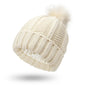 Frizzly Satin Lined Knit Hat