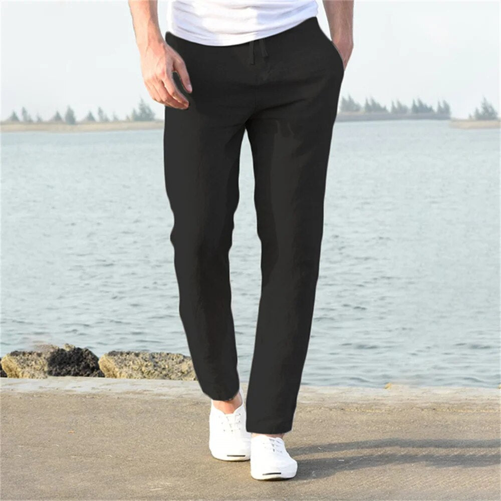 Lechsteve | Men's Linen Pants | Casual And Comfortable