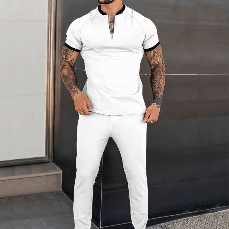 Govart t-shirt and pants with zipper for men