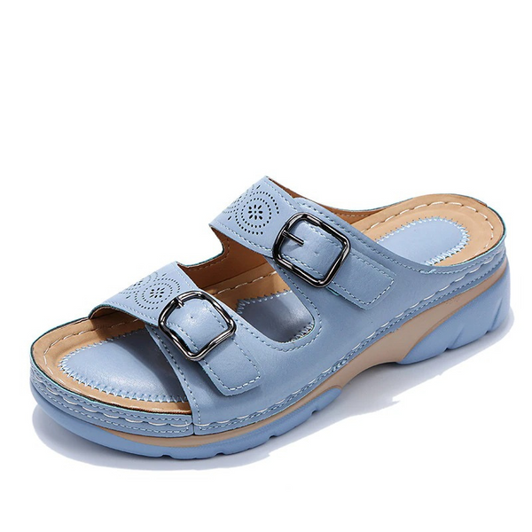 Grava Mrs. Orthopedic Leather Sandals