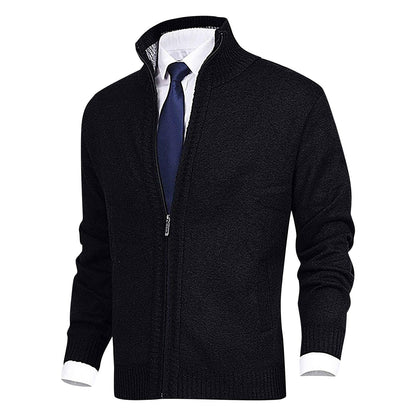 Hofman men's cardigan with collar