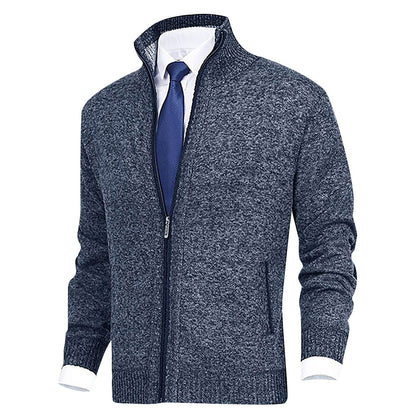 Hofman men's cardigan with collar