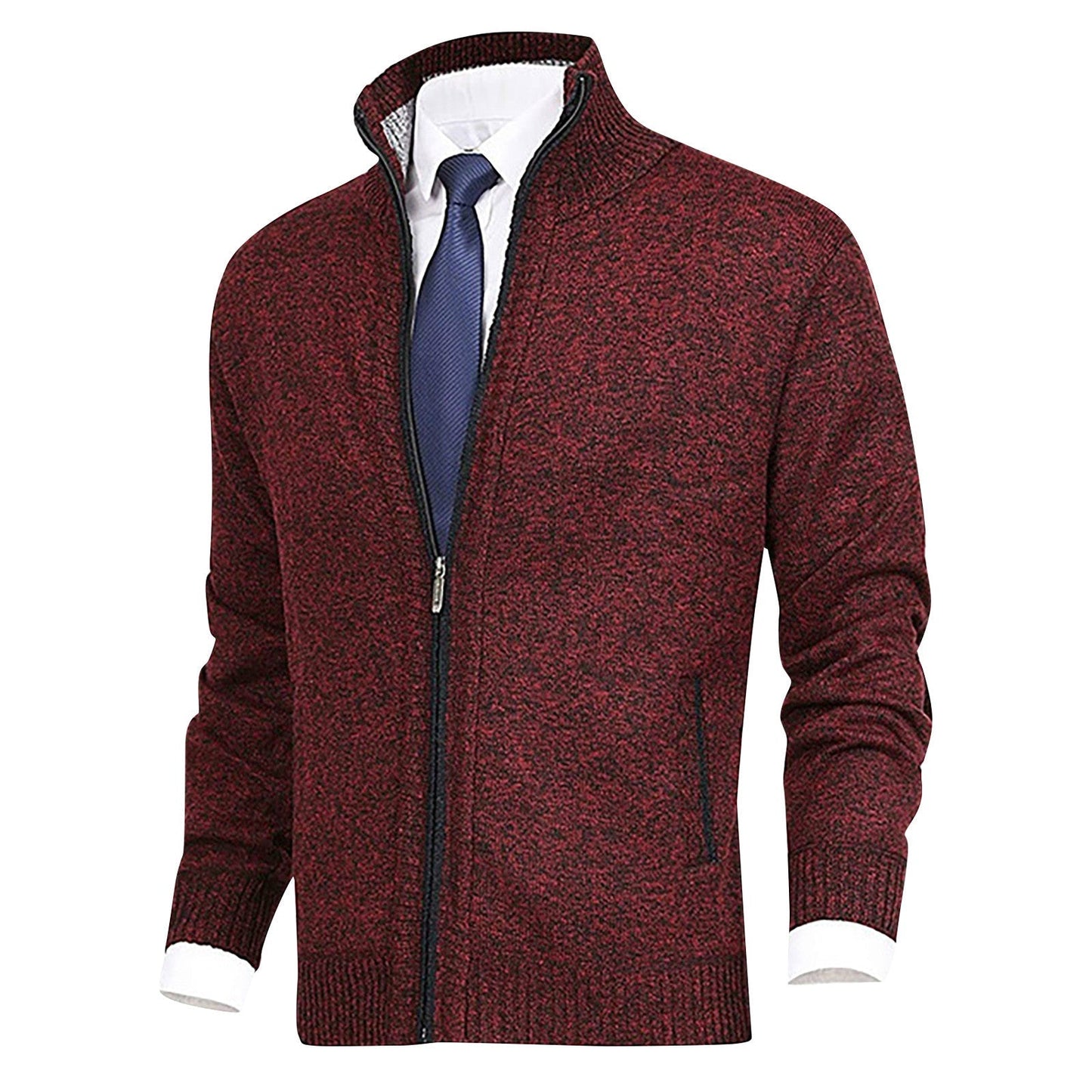 Hofman men's cardigan with collar