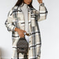 Jelissa Long Plaid Coat for Women