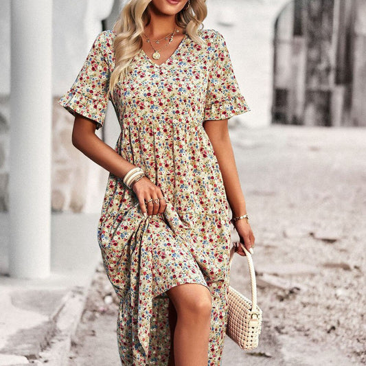 Floral summer dress.