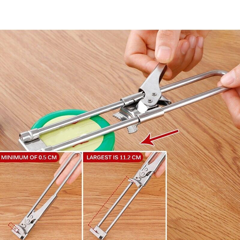 Kerma can opener. Opens everything quickly and safely.