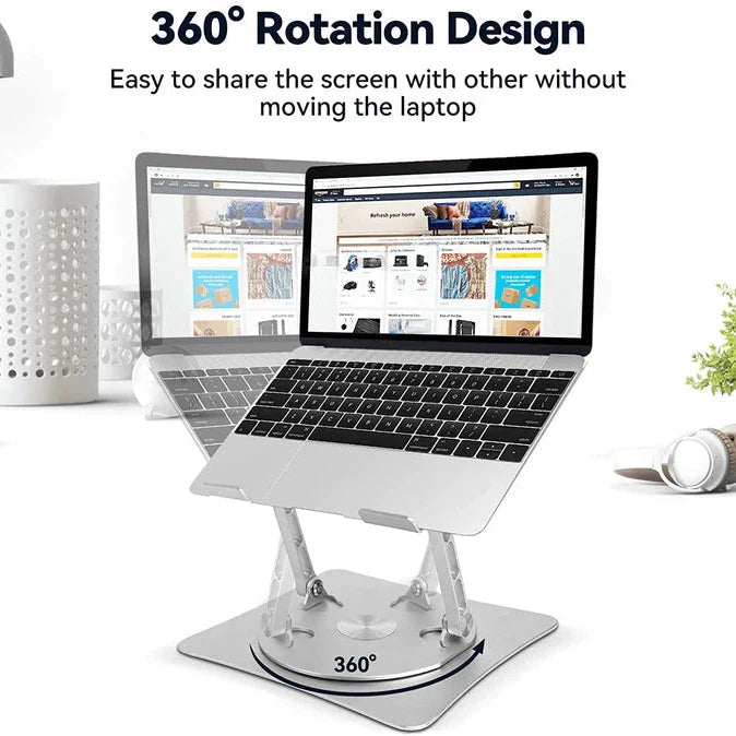 Lappy 360° | Height-Adjustable Aluminum Laptop Stand