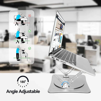 Lappy 360° | Height-Adjustable Aluminum Laptop Stand