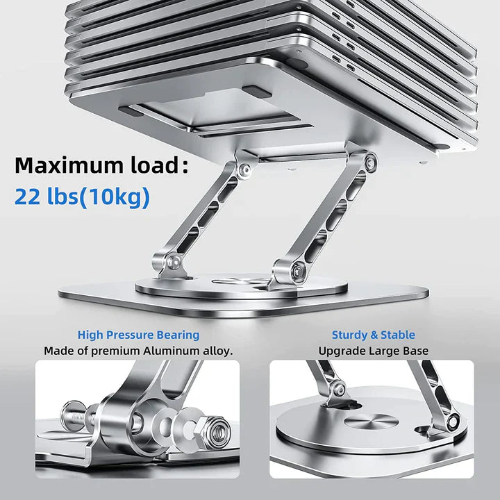 Lappy 360° | Height-Adjustable Aluminum Laptop Stand