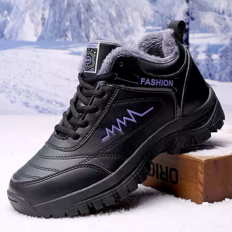 Warm winter shoes for outdoor use.