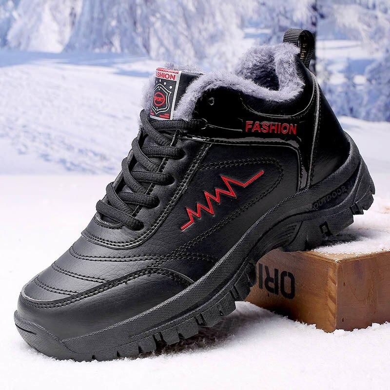 Warm winter shoes for outdoor use.