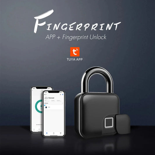 Locky Fingerprint Bluetooth Waterproof Smart Padlock