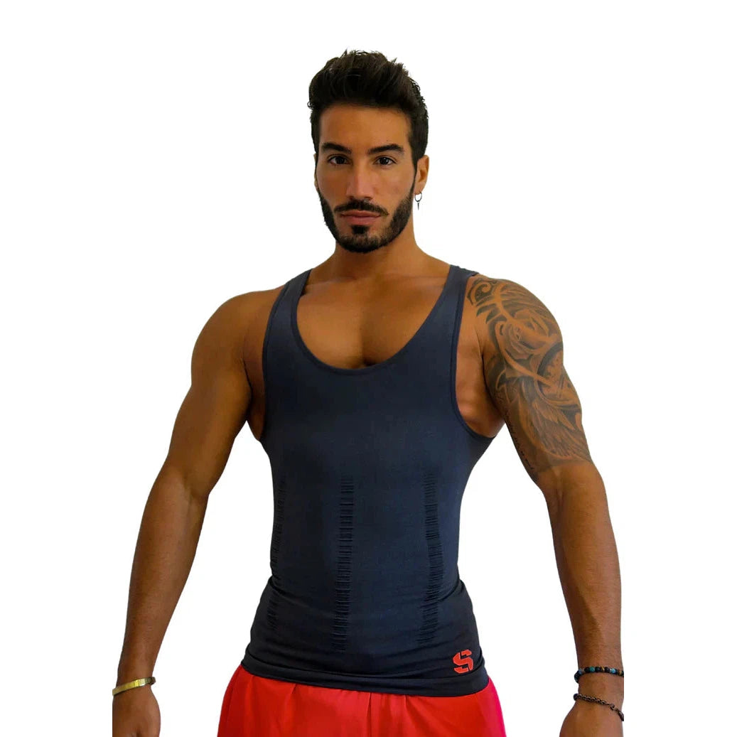 Men's Slimming High Compression Vest Tank Top