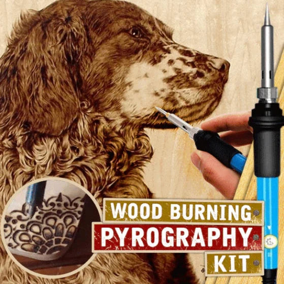 Lygo wood burning pyrography kit (including 28 bits)