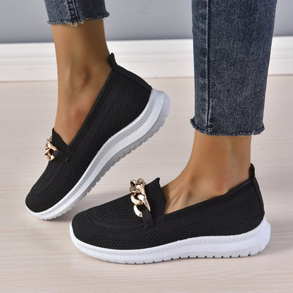 Marinda Knit Fabric Casual Summer Shoes