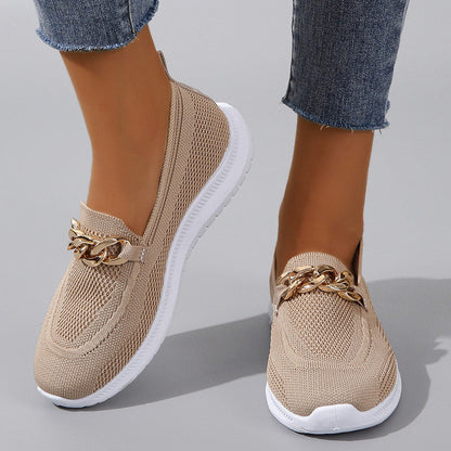 Marinda Knit Fabric Casual Summer Shoes