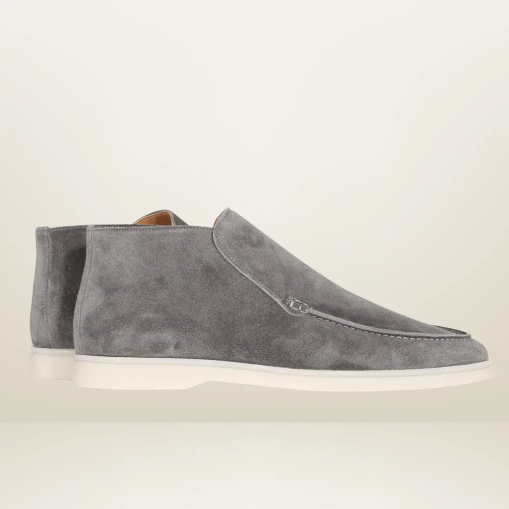 Meariasth men's suede loafers