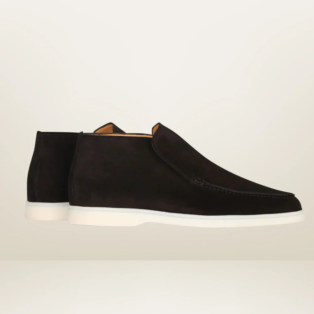 Meariasth men's suede loafers