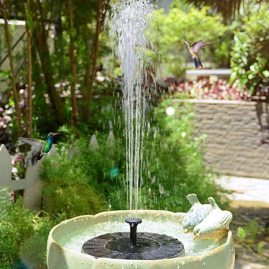 Monaco Solar Panel Water Fountain