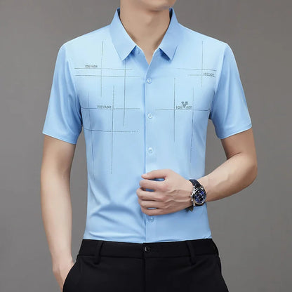 Neeran Ice Silk Business Shirt for Men