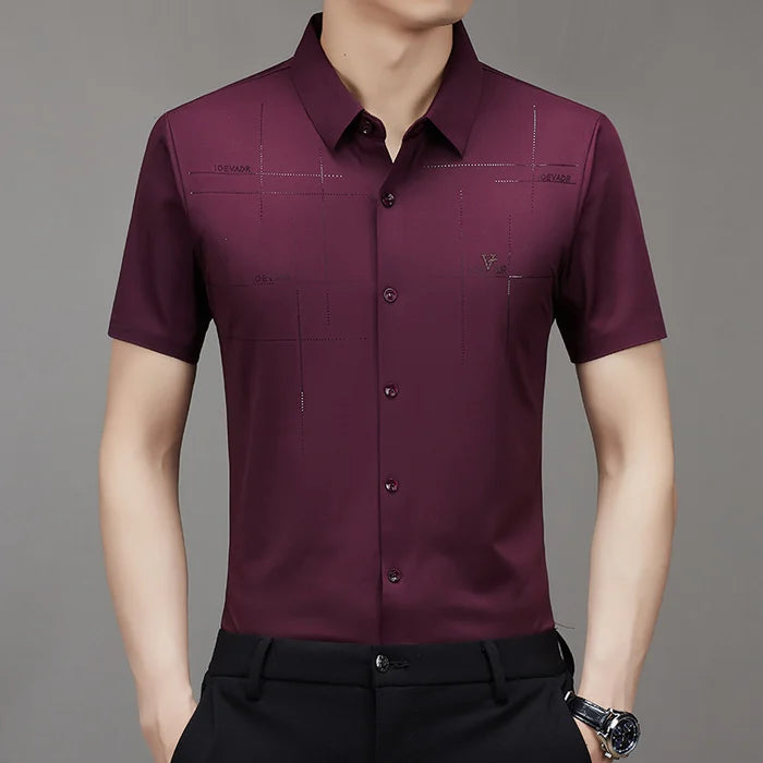 Neeran Ice Silk Business Shirt for Men