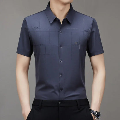 Neeran Ice Silk Business Shirt for Men