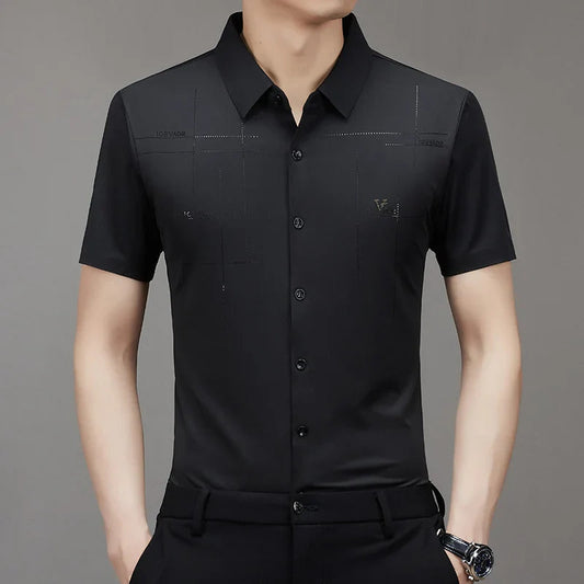 Neeran Ice Silk Business Shirt for Men