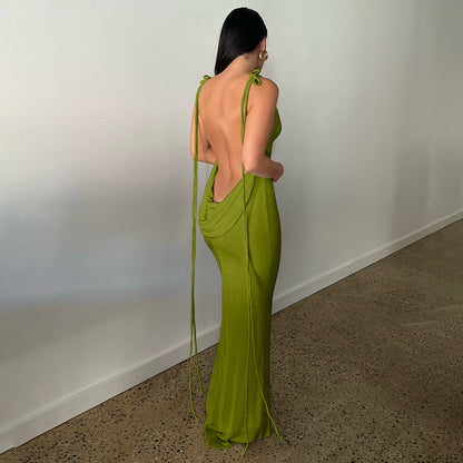 Divity | Serenity Backless Maxi Dress