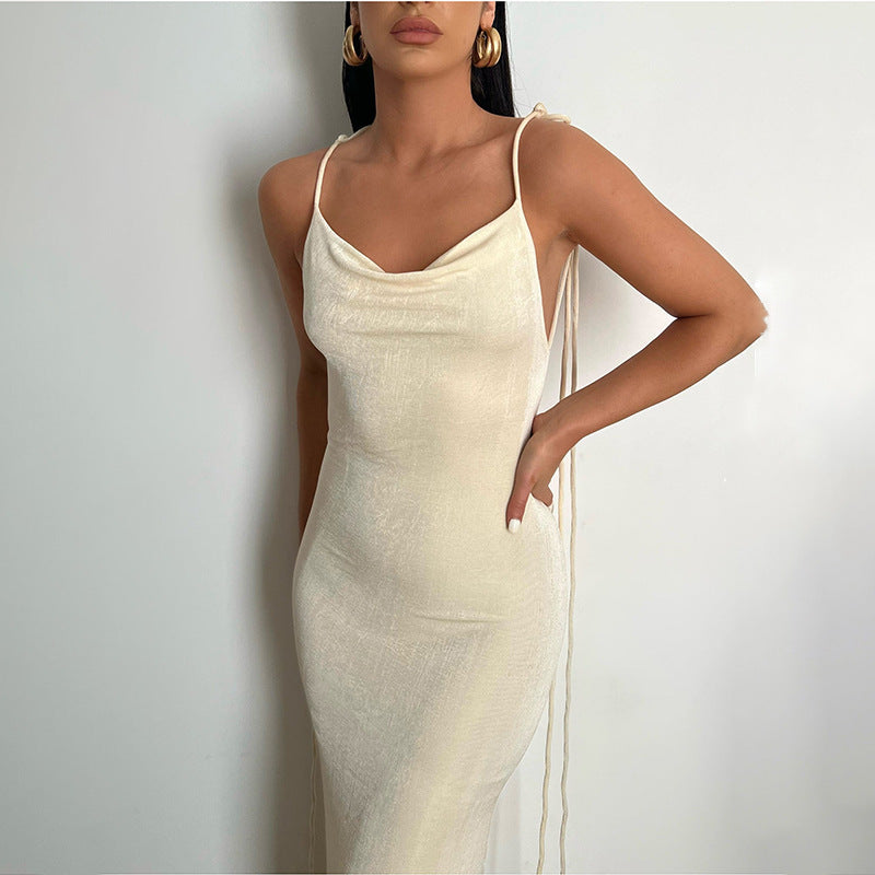 Divity | Serenity Backless Maxi Dress