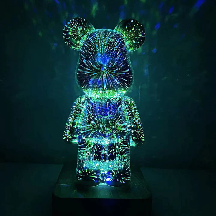 Oddy Fireworks Bear Lamp