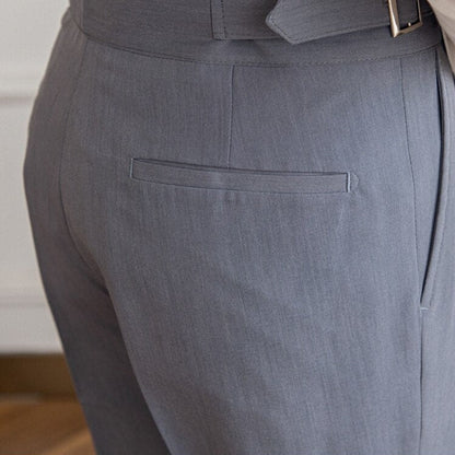 Romesdo | Classic Buckle Pants For Elegant Style