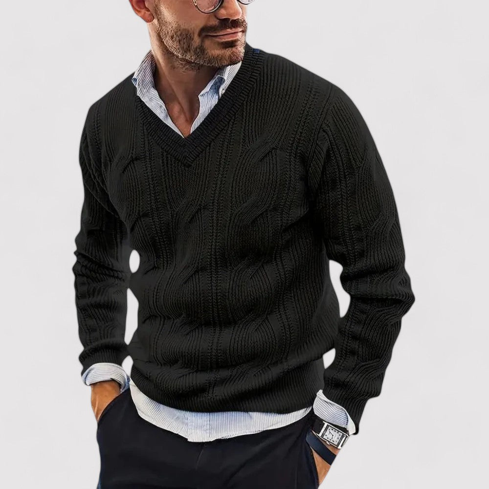 Ancene | Long Knitted Sweater For Cool Days