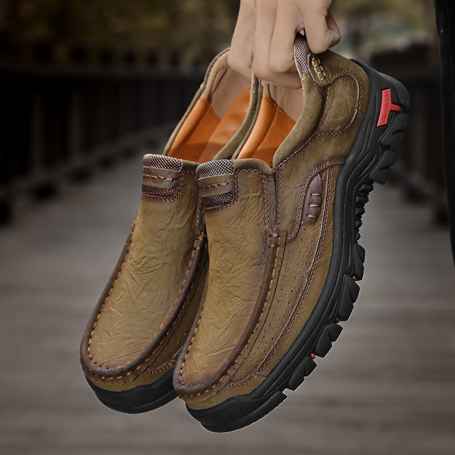 Outdoor transitional boots with orthopedic and extremely comfortable sole