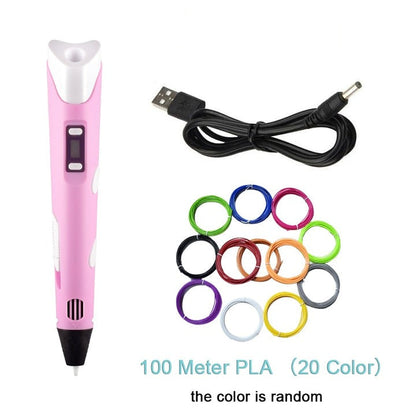 PenPro 3D Printing Pen + 3 Colour Refills