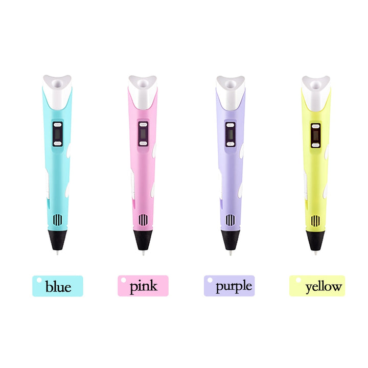 PenPro 3D Printing Pen + 3 Colour Refills