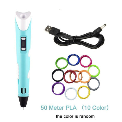 PenPro 3D Printing Pen + 3 Colour Refills