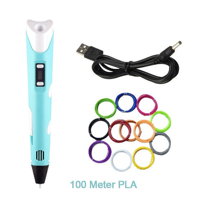 PenPro 3D Printing Pen + 3 Colour Refills