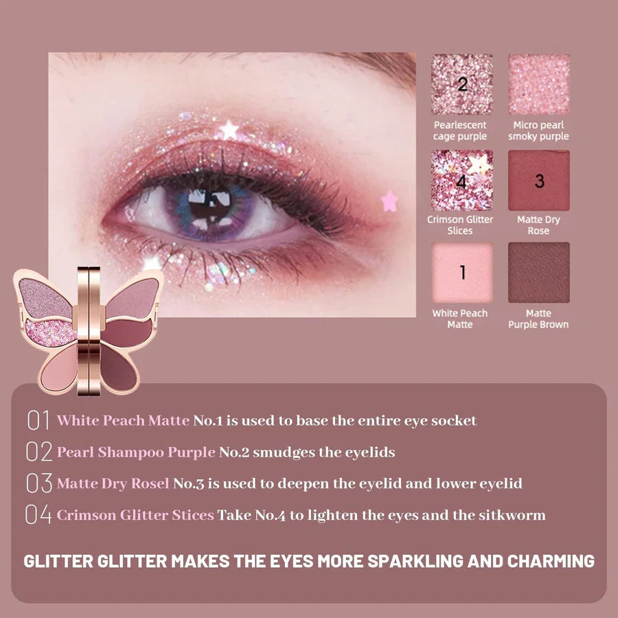 Peno Butterfly Eyeshadow Palette